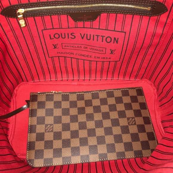 LV NEVERFULL DAMIER EBENE - Picture 8 of 8